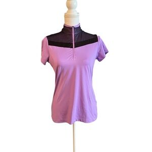 EP Pro short sleeve golf quarter zip top Size Small